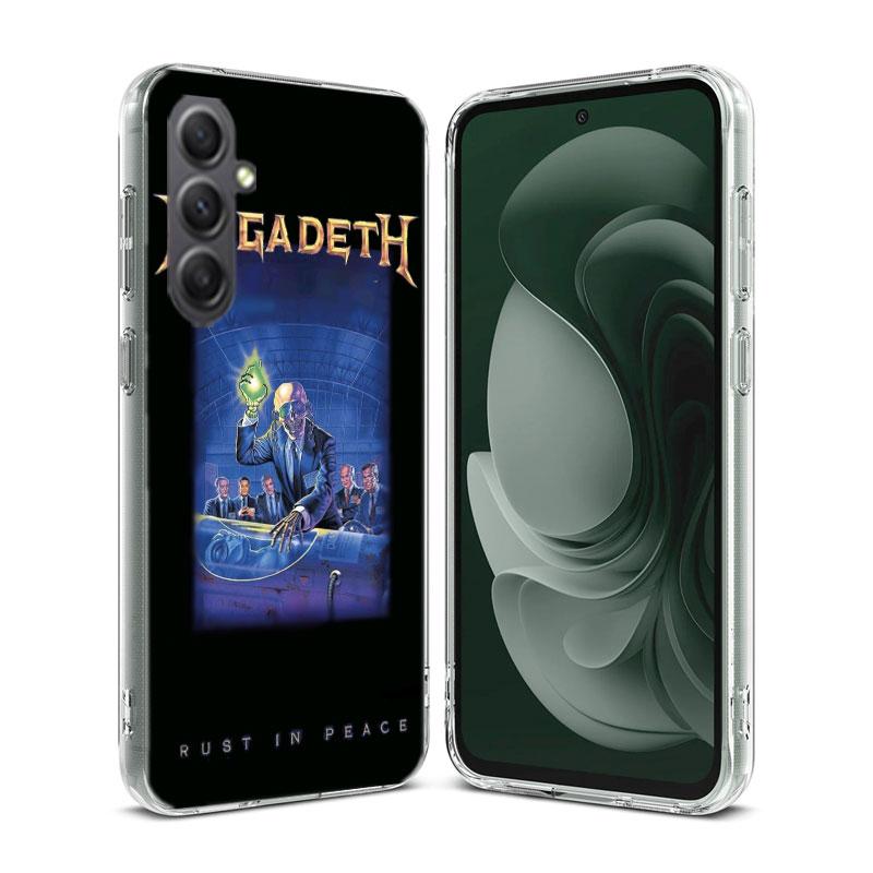 Music Band M-Megadeth Phone Case For Samsung A16 A26 A36 A56 A17 A03S A04S A02S A05S A50S A30 A20 A70S A40 A21 Galaxy Note 20 10