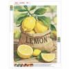 Diamond Painting Kits for Adults Lemon Full Round Drill 5D Art Craft Wall Decor for Bedroom Living Room Home Decoration