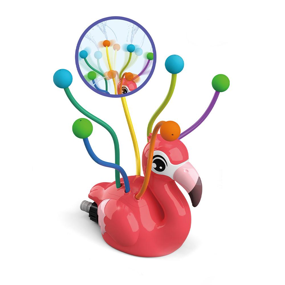 

Качели-разбрызгиватель Фламинго Игрушечный костюм Летний сад Детская водная игрушка для игр Flamingos and Balls