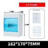 Ht Series Ip65 Waterproof Distribution Box Abs Electrical Junction Box Outdoor Circuit Breaker Enclosure 3-12 Ways