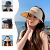 Empty Roof Cooling Fan Hat Usb Charging Peaked Cap New Sun Visor Hat  Men Women