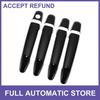 Door Handle Cover Trim for Toyota Highlander Tailgate Handle Cover Black Auto