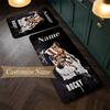 Rocky Balboa (1) Customize Name Flannel Kitchen Mat Soft Non-Slip Kitchen Floor Runner Rug for Home Kitchen Decor