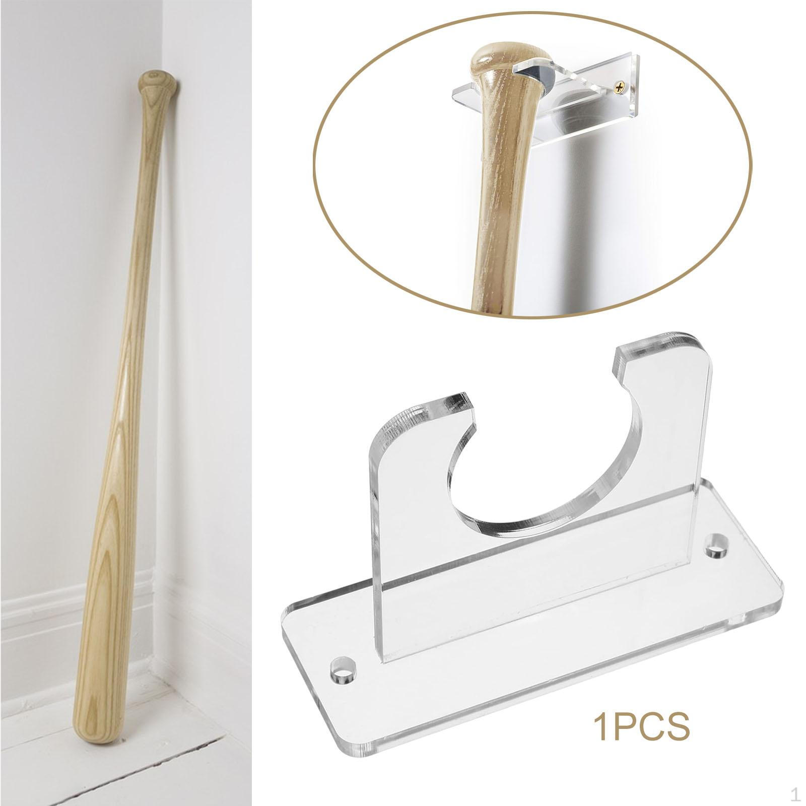 

Baseball Holder Vertical Display Stand Wall Mounted Sports Accessories Space Saving for Home Garage