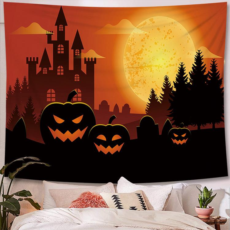 Scary Blood Palm Halloween Wall Hanging Tapestry Rug Halloween Party Wall Covering Tapestry Home Bar Halloween Decor Tapestry