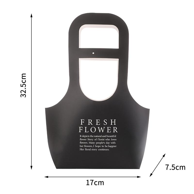 Verpackung Blumenbox Rosenverpackung Handheld Wasserdicht Kraftpapiertüte Hochzeitsdekoration Geschenktüte Straußverpackungstüte