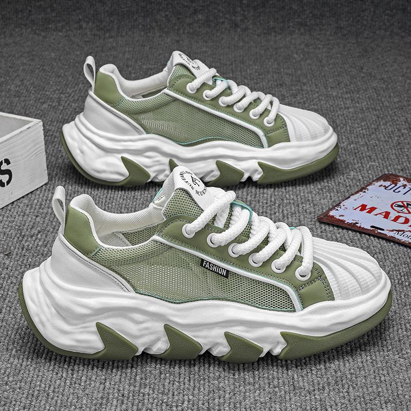 Fashion Chunky Sneaker for Men Mesh Breathable Sneakers Running Shoes Fashion Casual Designer Increased Platform Sport Shoes