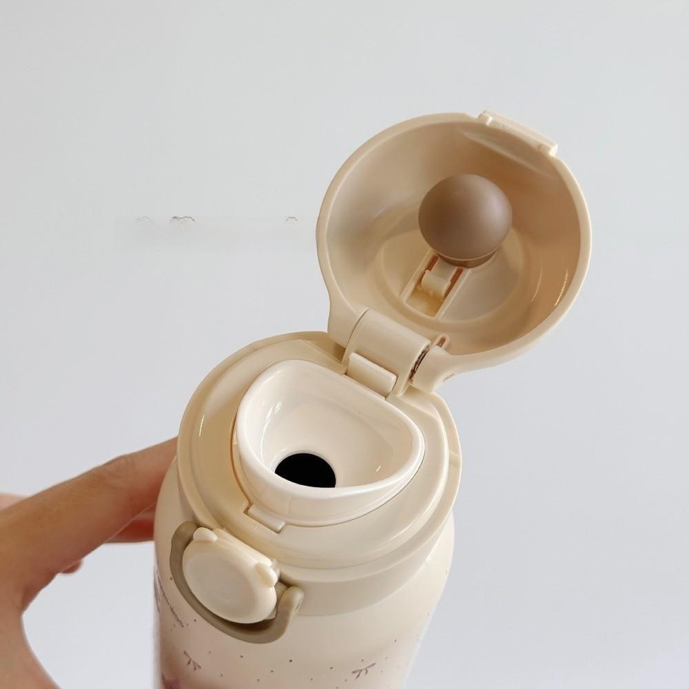 Stainless Steel Coffee Mug 330ml Students Pocket Flask Cute Small Thermal Cup