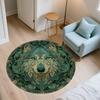 Wolf pattern round rug,Carpet Rug for Living Room Bedroom Playroom ,Non-slip Floor Mat,Holiday Gifts and Birthday Gifts.