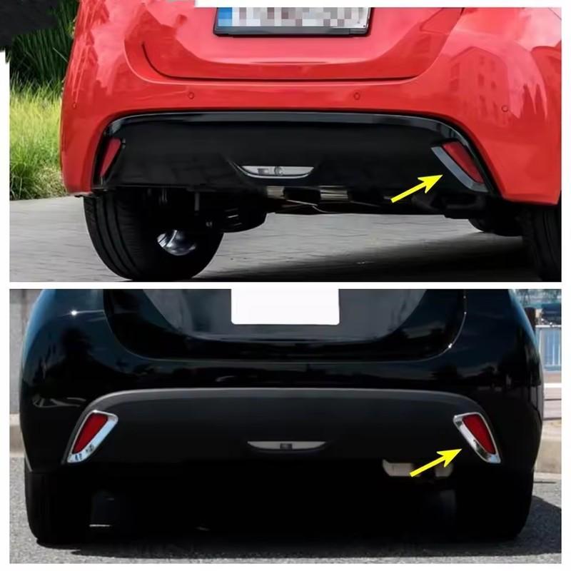 Für Toyota Yaris XP210   -2025 Für Mazda 2 Nebelschlussleuchte Lampenrahmen Abdeckung ABS Chrom Auto Zierleisten Zubehör