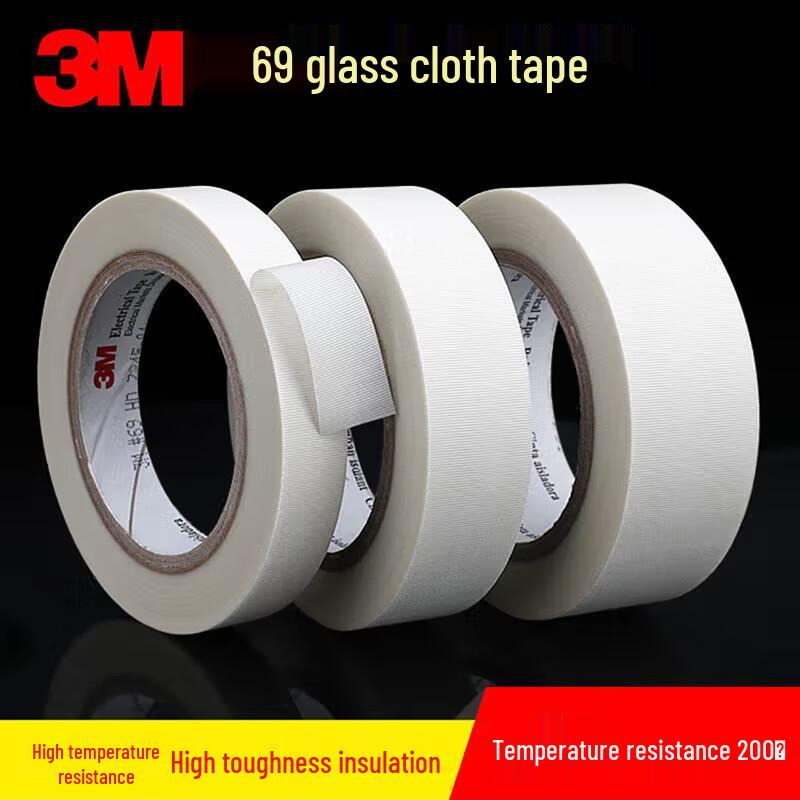 3M 69 Glass Cloth High-Temperature Electrical Tape