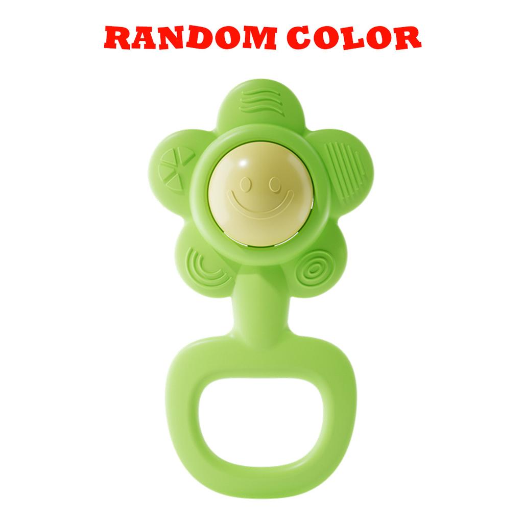 Sunflower Hand Bell Toy, Cultivating Youngsters's Hand Holding Ability, Suitable for Boys and Girls, Random Color