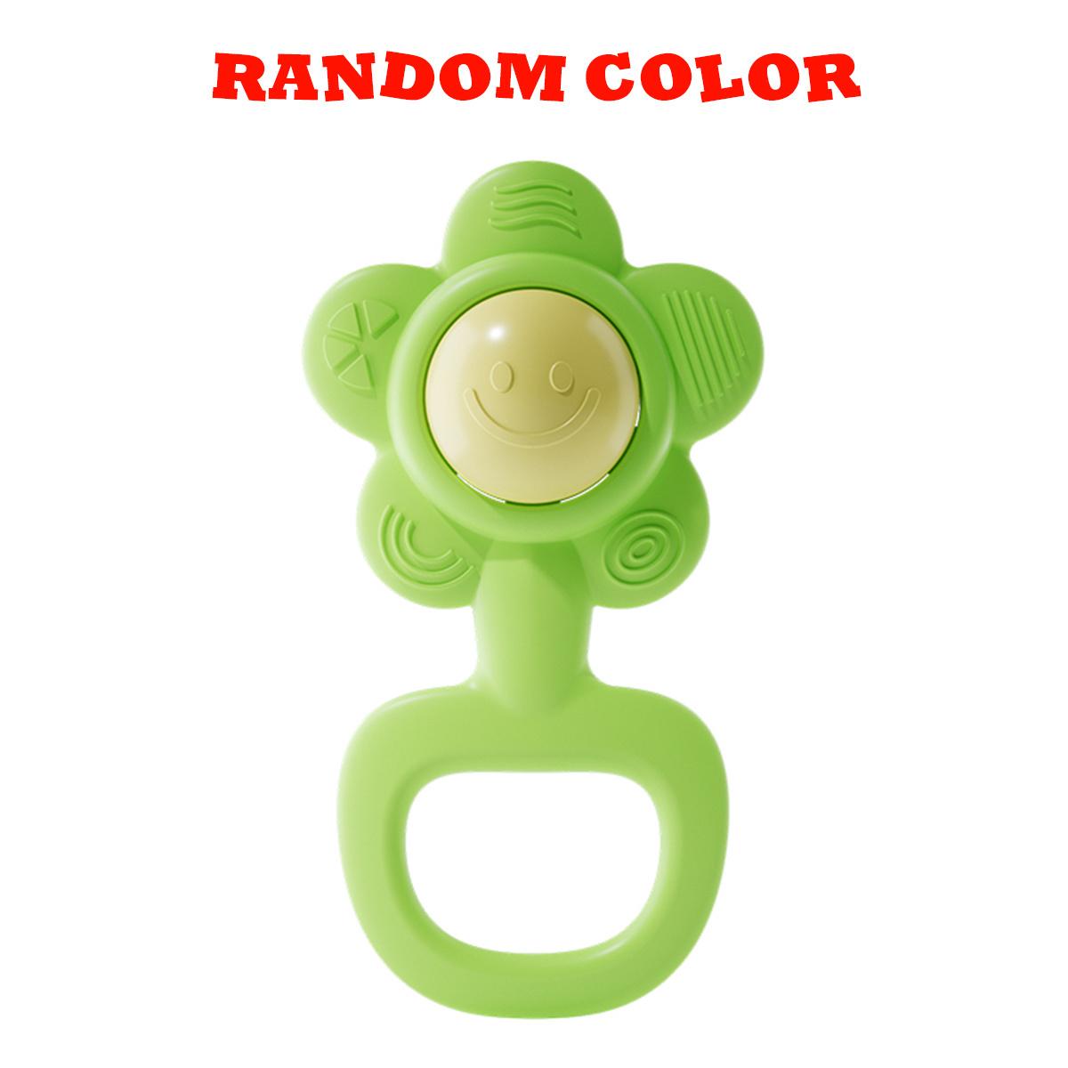 Sunflower Hand Bell Toy | Cultivating Youngsters S Hand Holding Ability, Suitable for Boys and Girls, Random Color зелёный