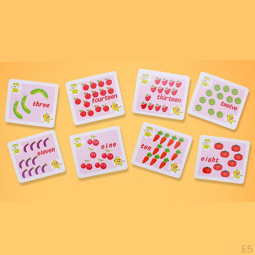 27 Pcs English Flash Cards For Kindergarten Preschool 8.9x7.5cm