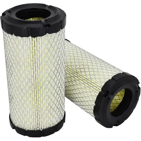 2Pcs Air Filter for Kubota K1211-82320 1G659-11222, Kawasaki 11013-7048 11013-1290, John Deere M113621, Toro 108-3811, Kohler 25 083 02-S, Donaldson