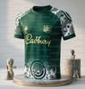 Australský ragbyový dres Prodyšný tréninkový fotbalový dres Kangaroos Wallabies Retro krátký rukáv Jednotný dres pro fanoušky Rodinné sladění
