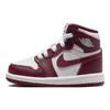 Air Jordan 1 Retro High OG TD Rosso Artigianale Scarpe da Ginnastica per Bambini Bianche Rosso Team FD1413-160