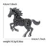 Get Rich Immediately," European and American Fashion, Twelve Zodiac Horse Pins, Accessories, Personalized Brooch with the Meaning of Immediate Success