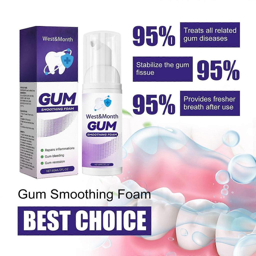 Zahnflelege-Schaummousse reinigt Zahnverfärbungen und Schmutz, schützt die Mundhöhle und