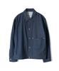 Horlisun Liverty Denim Small Check Jacket Navy