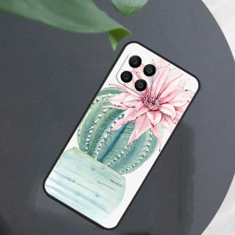 Plant Cactus Case For Huawei Honor 50 70 X7 X8 X9a P40 P30 Lite P50 P20 Pro PSmart Z Nova 5T Back Cover