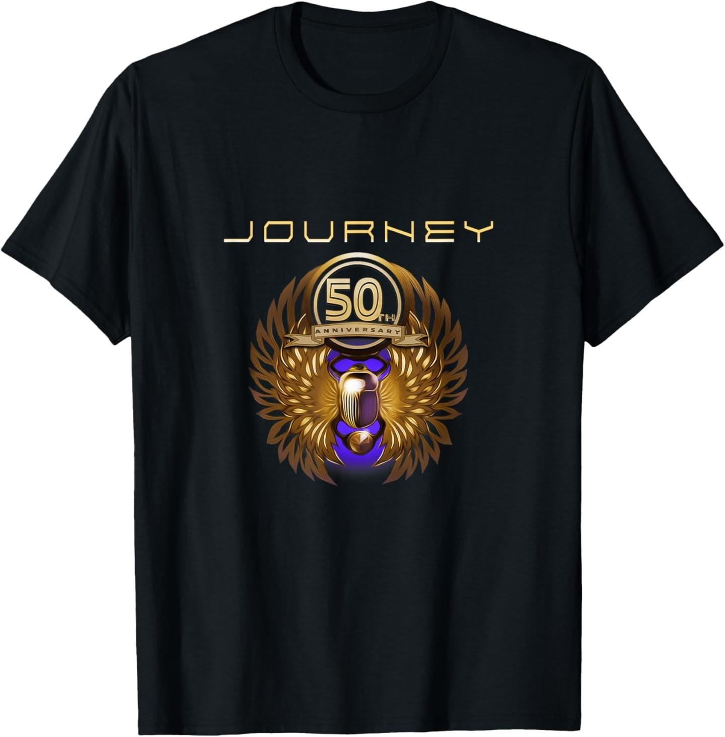 Journey Official 50th Anniversary T-Shirt Mens Womens Tees Top 2XL