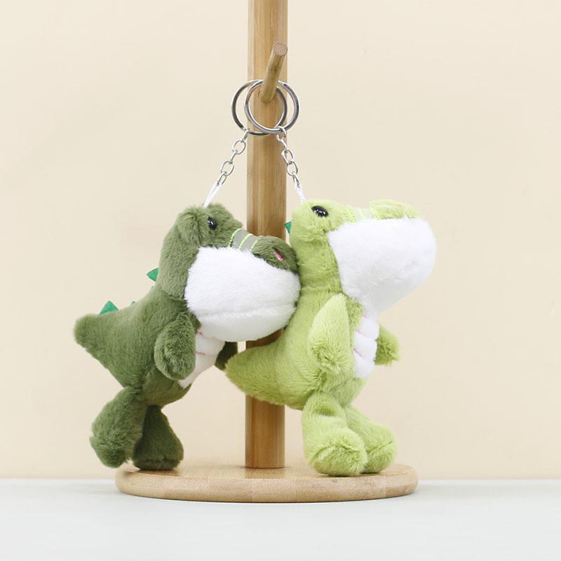 Plush Cartoon Crocodile Keychain Charm Keyring Children Bag Decoration Doll Gift