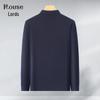 Luotz Men's Thickened Four-Way Stretch Long-Sleeve Polo Shirt