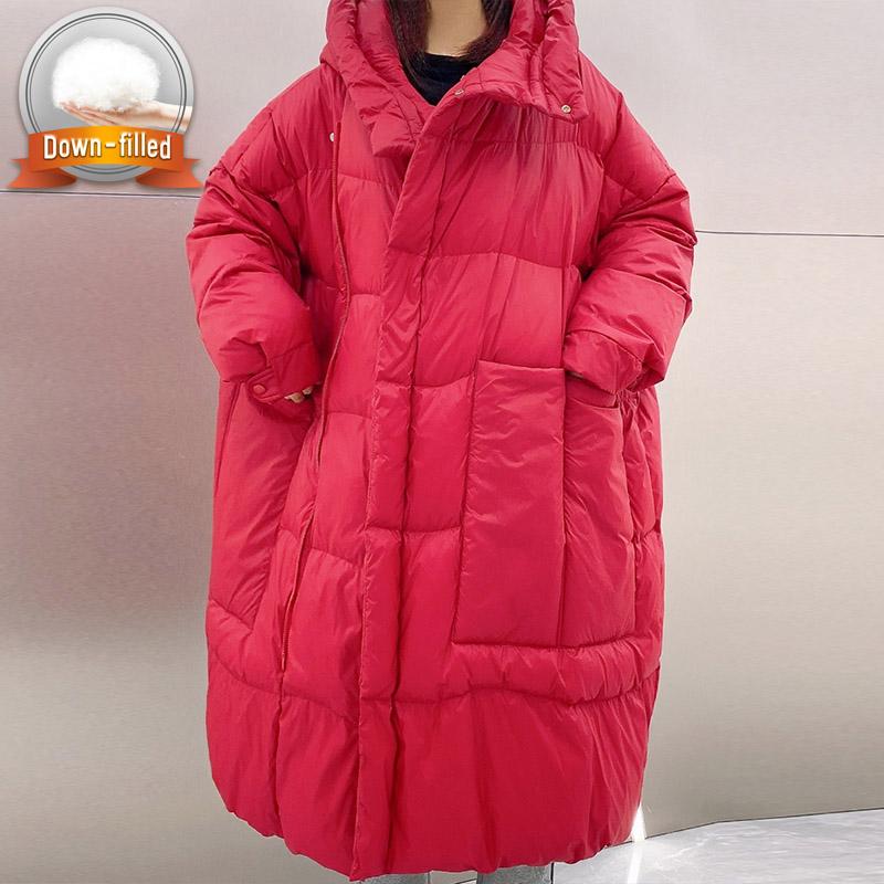 Buy Women's Winter Down Jacket Plus Size Loose Long Length Female Coat