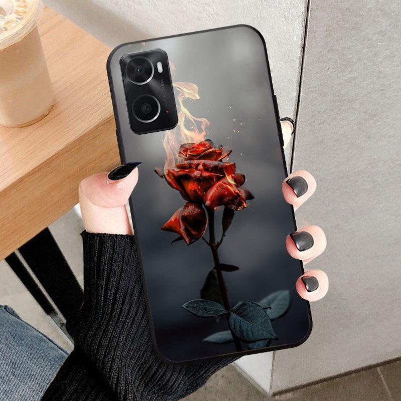 Luxury TPU Phone Case For OPPO A36 A76 A96 4G Silicone Protective Soft Back Cover Fundas For Realme 9i 4G Shockproof Back Cover