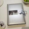 MINKYS PU Leather Silver A5 Kpop Photocards Collect Binder Idol Photo Card Book Idol Storage Album Stationery