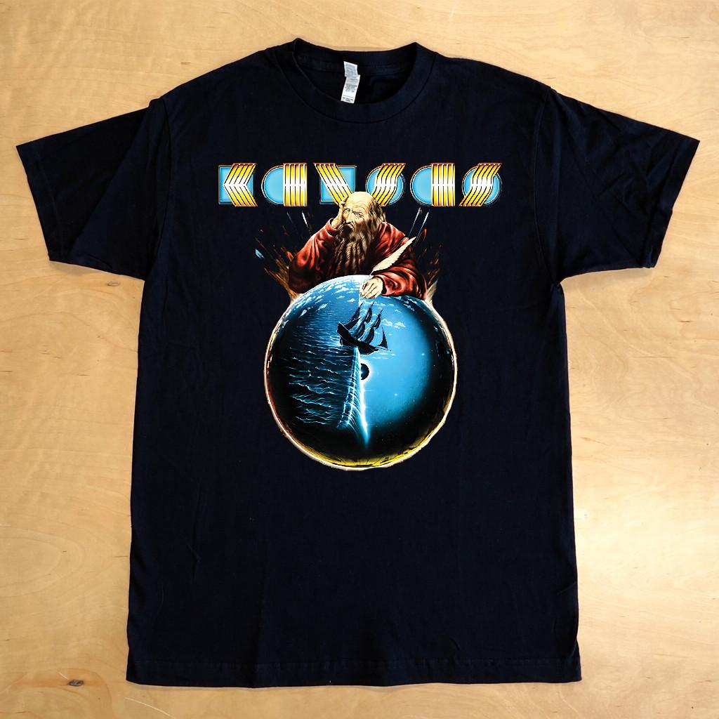 Kansas Rock Band Point Of Know Return Black Unisex Shirt S-4xl