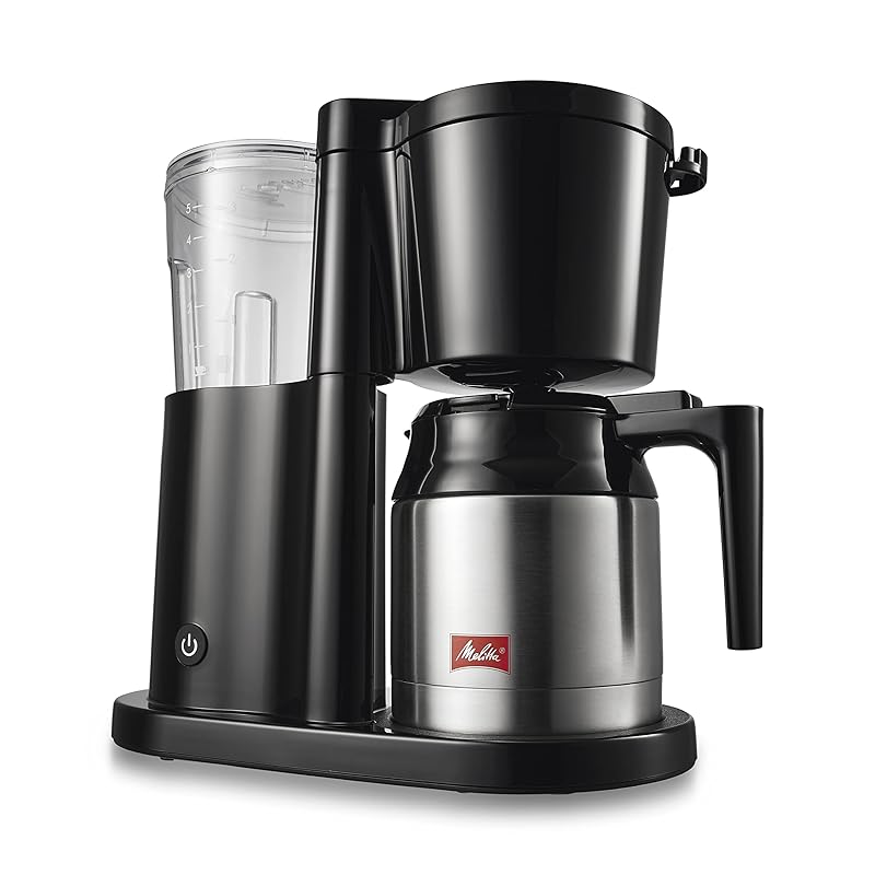 Melitta coffee maker Melita orfi plus [For 5 cups/Stainless steel double-walled pot/Iced coffee/Equipped with steaming function/700ml]