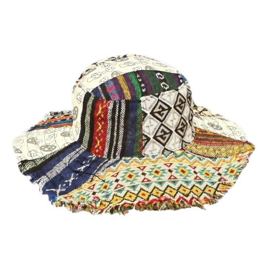 Super Wide Brim Cowboy Hat Mushroom Shape Straw Sun Cap