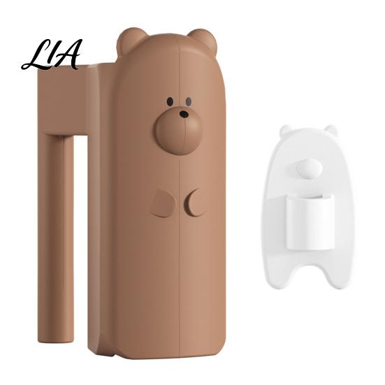 Soft Elastic Door Security Silicone Pinch Guard, Hanging Anti Slam Stopper, Cartoon Bear Design, Child Flexible Stopper Safety Finger Guard