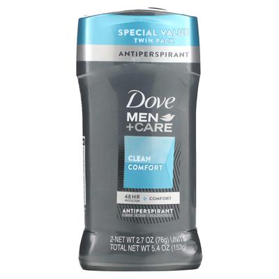 Men+Care, Clean Comfort, Antiperspirant Deodorant, 2 Packs, 2.7oz (76g) Each