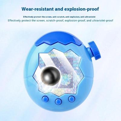 1 Satz Panelschutzabdeckung für Tamagotchi Paradise Klar Gelb Displayschutzfolie Vollständige Abdeckung Bildschirmfolie Spielzubehör