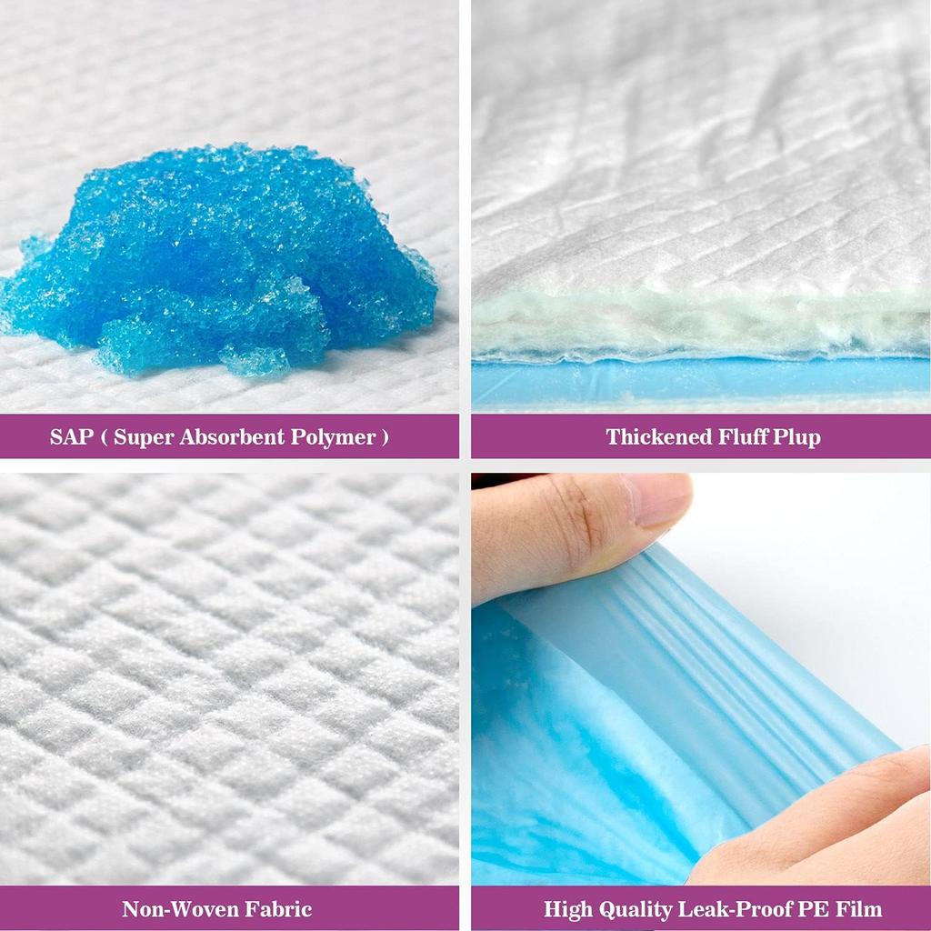 120PCS Dog Pee Pads Extra Large Training Puppy Pee Pads Super Absorbent and Leak-Proof Disposable Pet Piddle Pad designed for Dogs Puppies