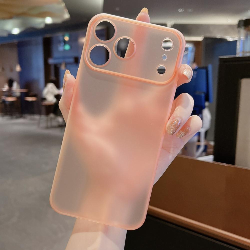 Official Ultra Thin Matte Skin Feel Case For iPhone 17 Pro Max 16 15 13 14 Plus Frosted Ttranslucent Camera Protection Cover