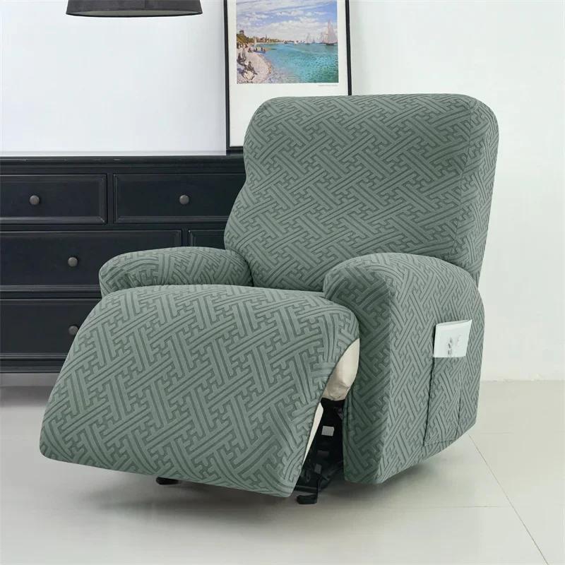1/2/3Seat Recliner Sofa Cover Stretch Armchair Slipcover Anti-Slip Recliner Couch Cover Home Decor Fotel Wypoczynkowy