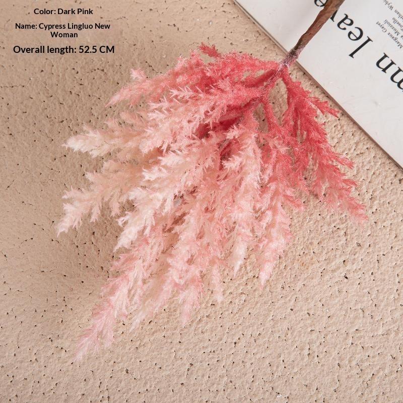 52.5Cm Artificial Astilbe Chinensis Simulation Flowers Green Plants Wedding Decorations
