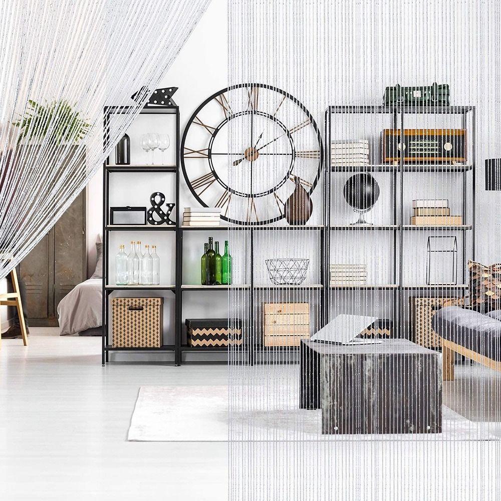 1x2m Window Door Divider Drape  for Home Living Room Cafe Interior Decorations Valance
