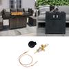 Low Pressure Gas Safety Control Valves Set Grilling Part Heater Part Outdoor Heater Component Copper Texture for Grills