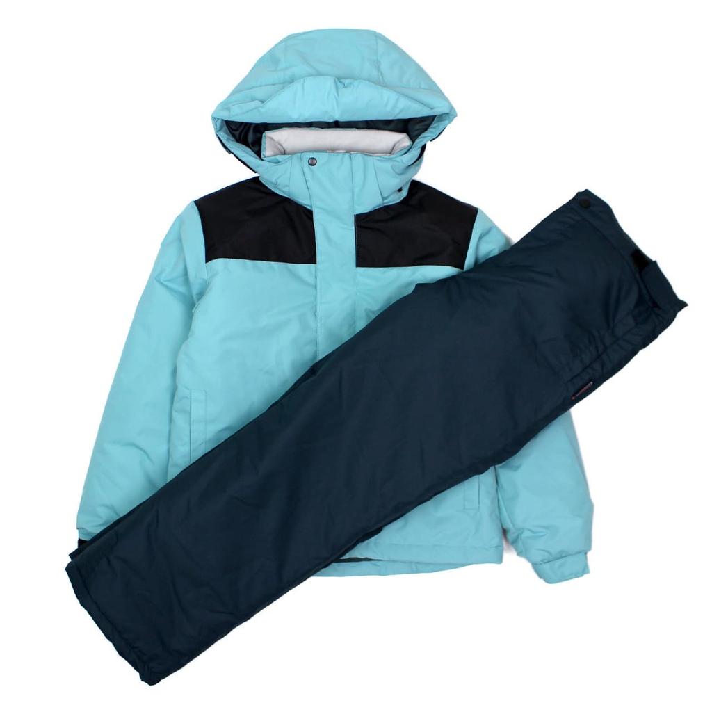Happy Junior Ski Wear Super Mint Size 160cm Kids' Set, Boys' Snowwear, Water-Repellent, (131902),