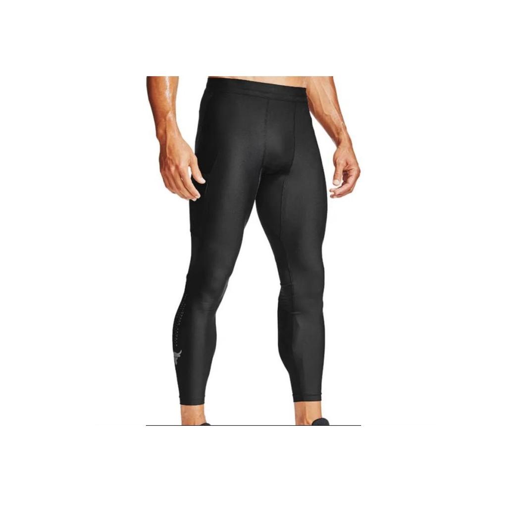 Under Armour Project Rock HeatGear Fitness Pants Men Bottoms Black 1356563-001