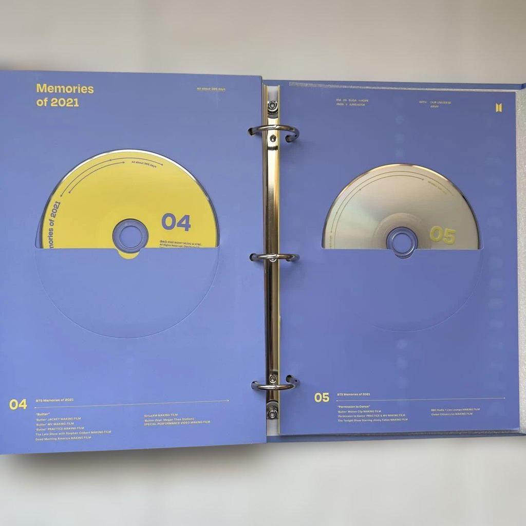 [USED] BTS Memories of 2021 DVD, Jungkook Photo Card, Etc.