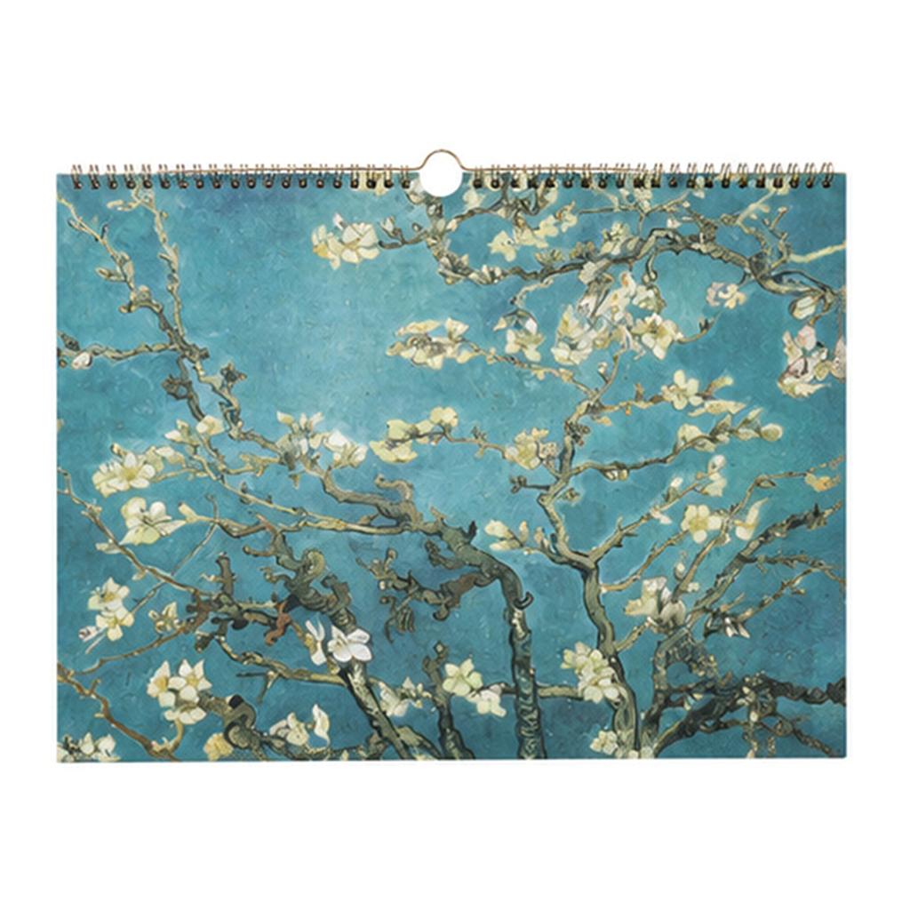12 Months 2027 Calendar 12 Months Hanging Monthly Calendar 2027 Floral Wall Calendar for School Home Office Organization