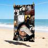 Michael Jackson Stijlvolle Digitale Print Strandlaken Sneldrogende Absorberende Deken Voor Strand Zwembad Sportschool Reizen