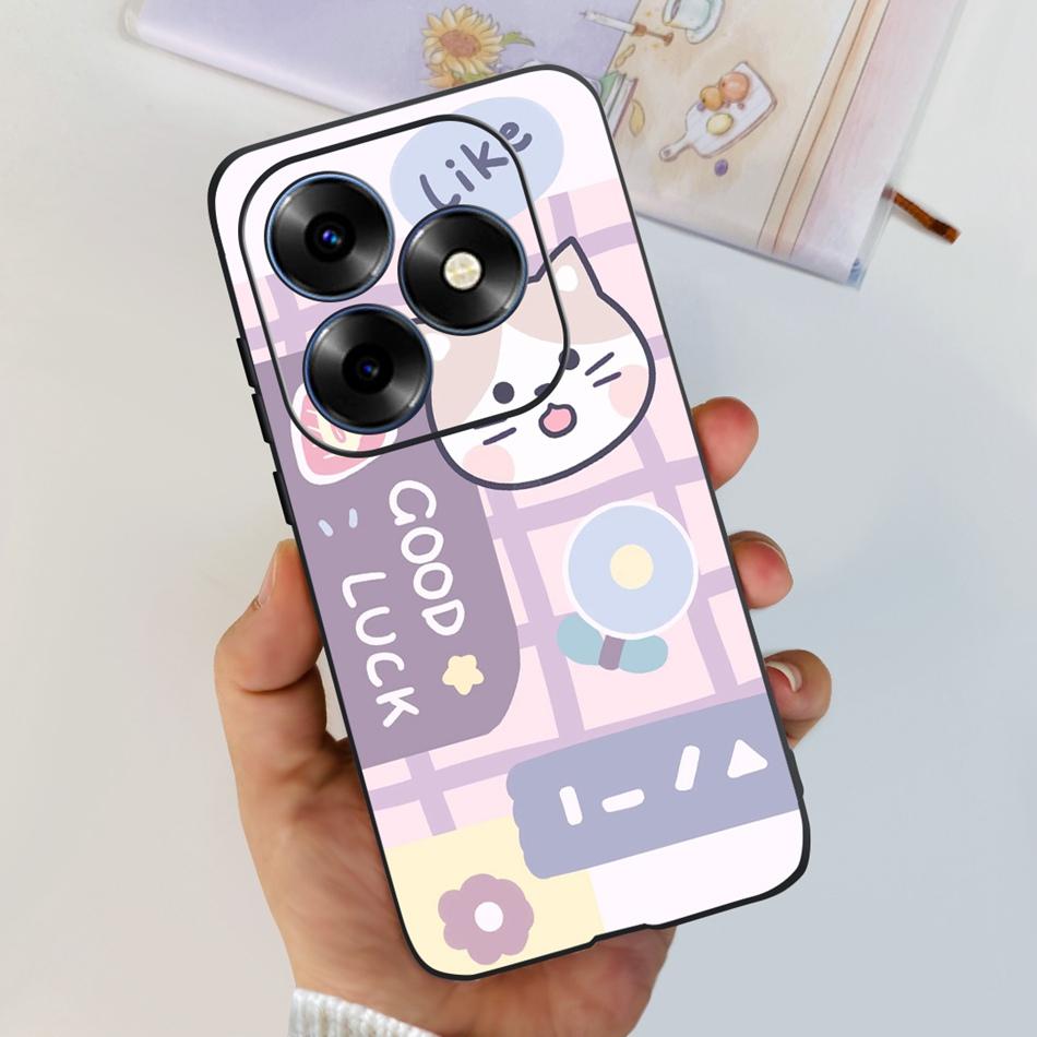 For Itel S23 Plus S681LN case itel S23 S665L Fashion Elegant Painted Soft Silicone TPU Phone Back Cover For Itel S23+ S23Plus