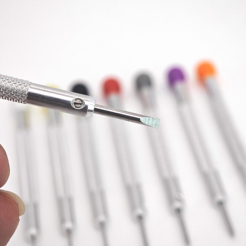 Xiaomi 8pcs Watch Flat Small Screwdriver Set For Watch Repair Maintanance Precision Watchmaker Screwdriver Professional Watches Tools
